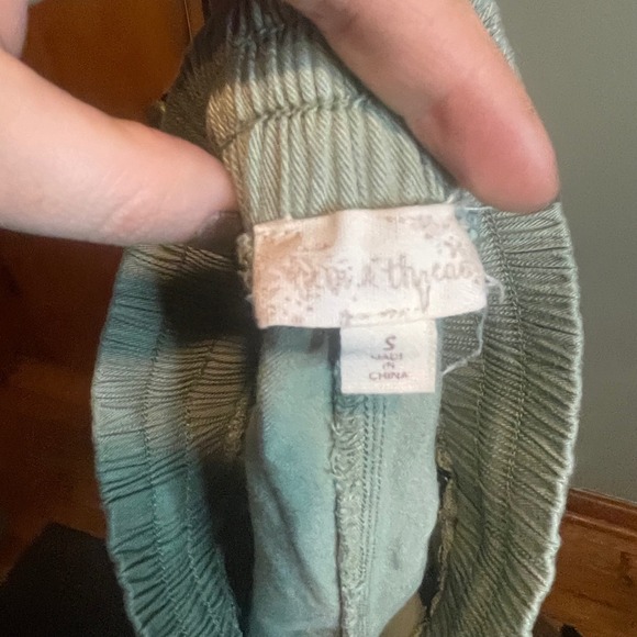 Heir & Thread Womens Casual Relaxed Summer Lounge Casual Shorts Green Small - Picture 6 of 7